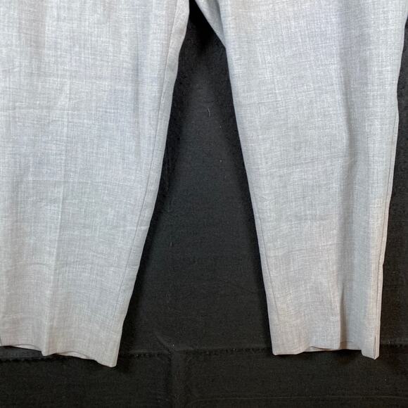 Talbots Womens Pants Gray Petite Signature Polyester Blend Stretch 16P (36Waist) - Picture 3 of 13